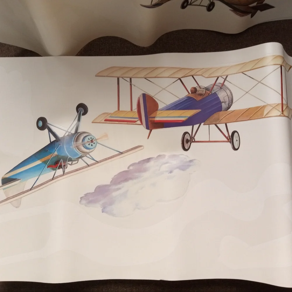 Wall decals - vintage planes